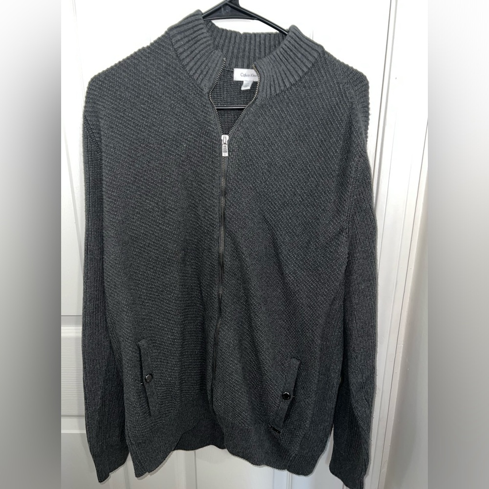 Women’s Calvin Klein zip up sweater